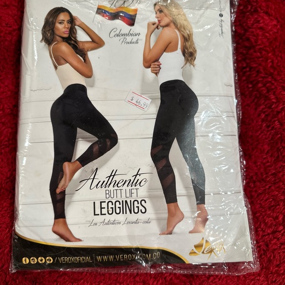 Butt lift leggings and stomach control made in Colombia. - Picture 2 of 2